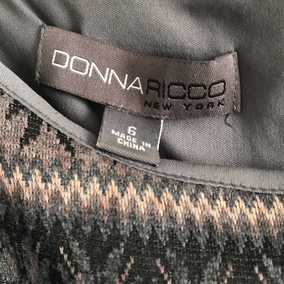 Donna Ricco Patterned Dress - Picture 2 of 5